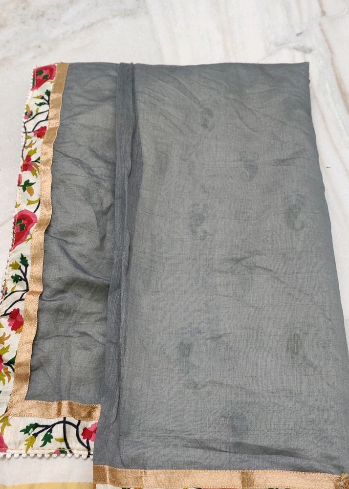 Grey Saree