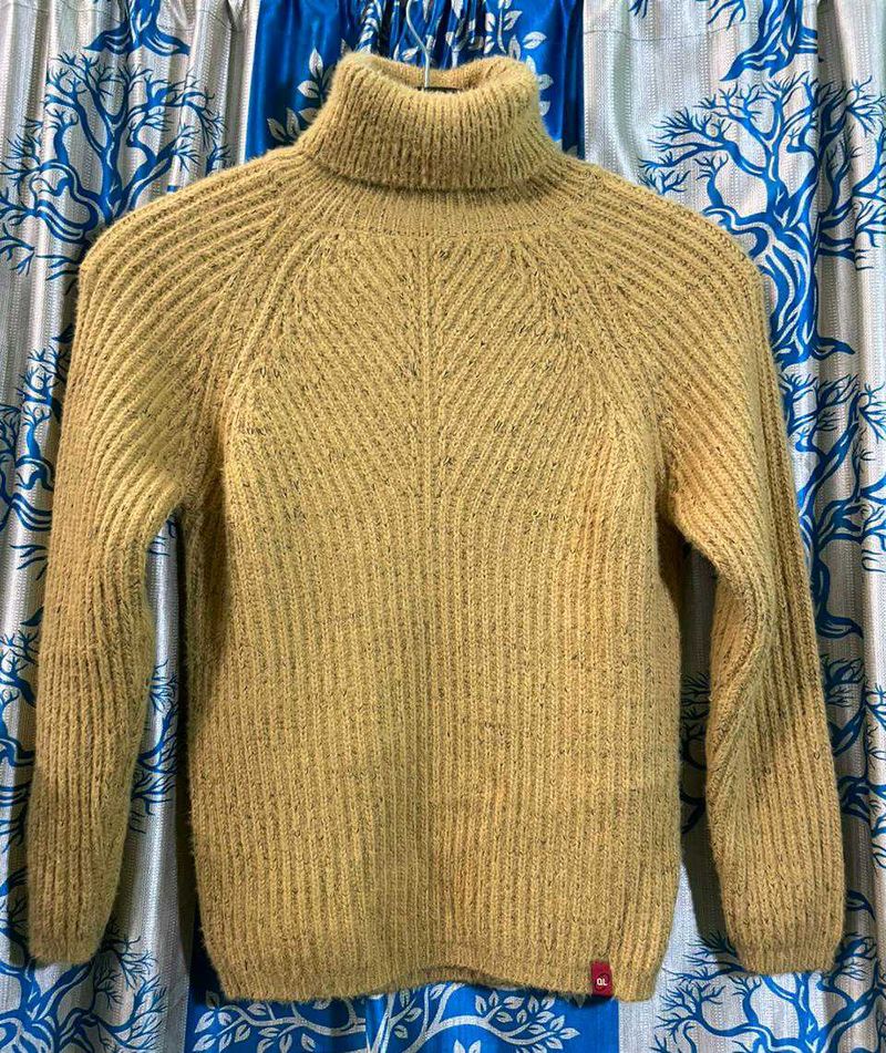 Woolen Sweater (High Neck) For Women