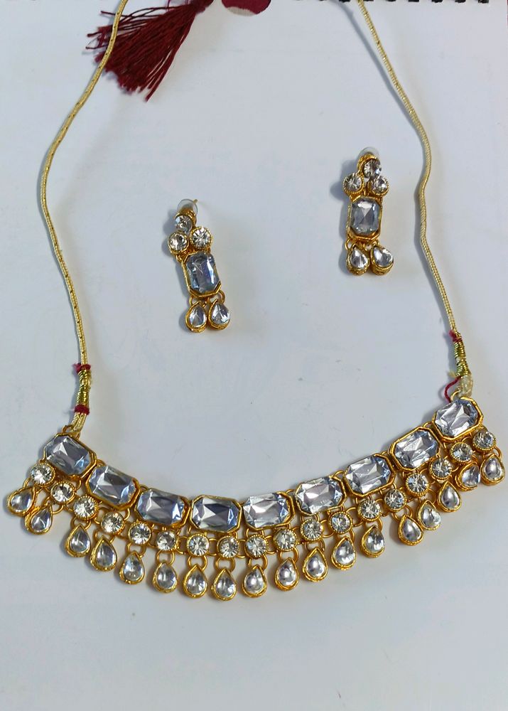 Stone Studded Jwellery Set