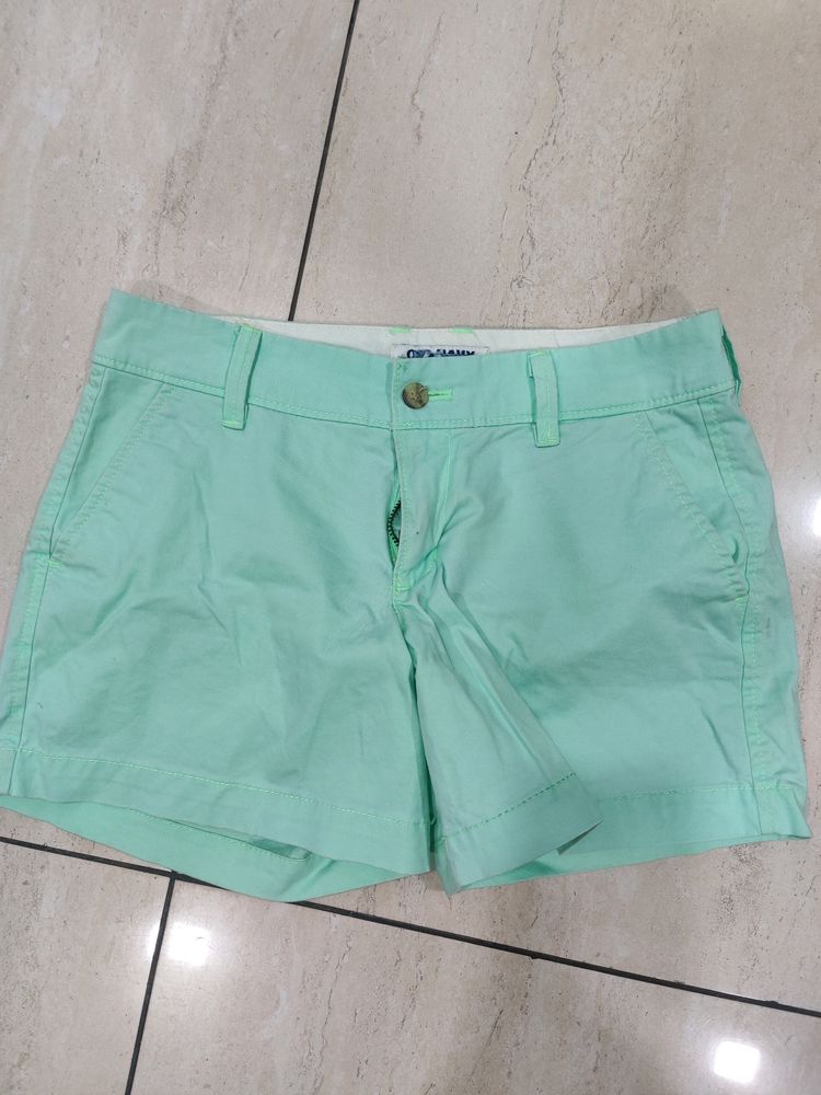 Neon Green Shorts