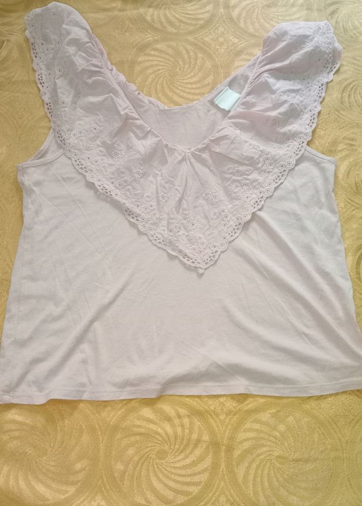 H&M Top With Layered Neck Line