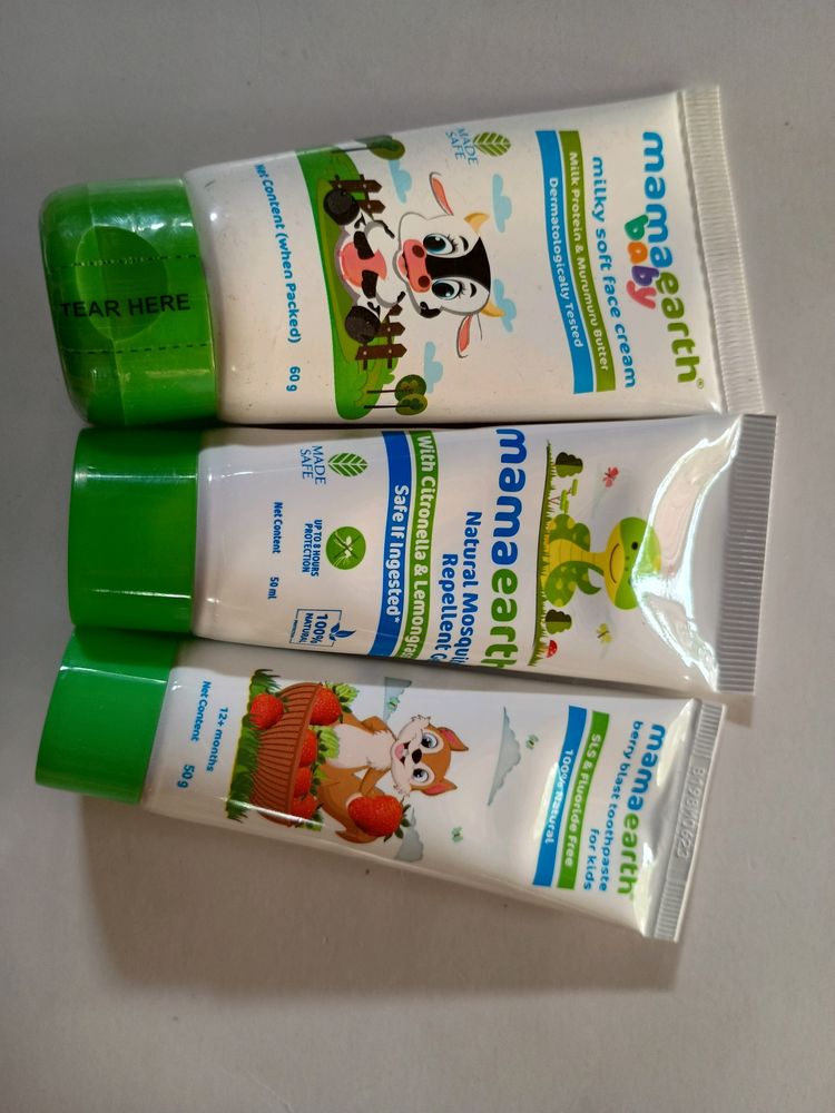 Pack Of 3 Baby Care Products