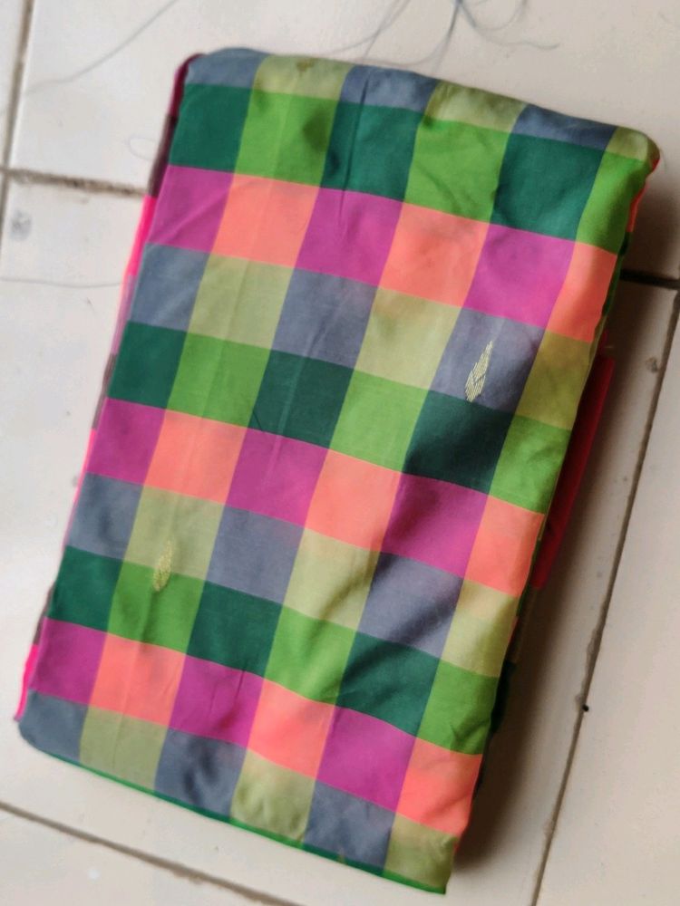 Multicolour 💖💚❤️🧡💙💜 Kattam Saree