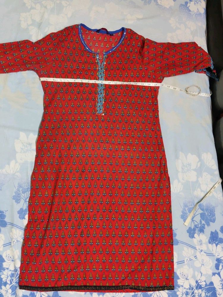 Red Kurta