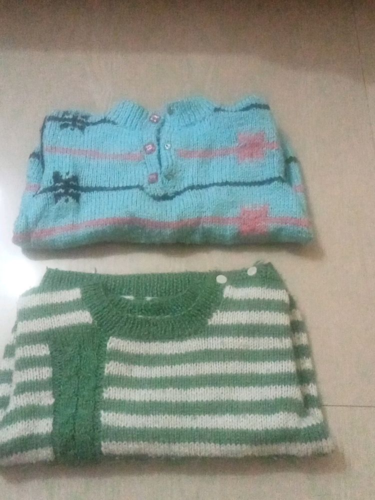 Kids Sweater 2 Pcs With 1 Skivi