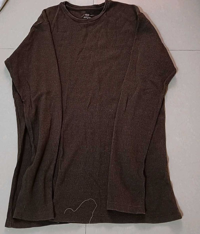 Brown full Sleeve Tshirt