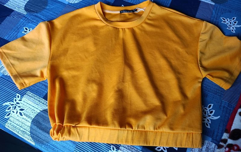 Women's Crop Top (Orange)