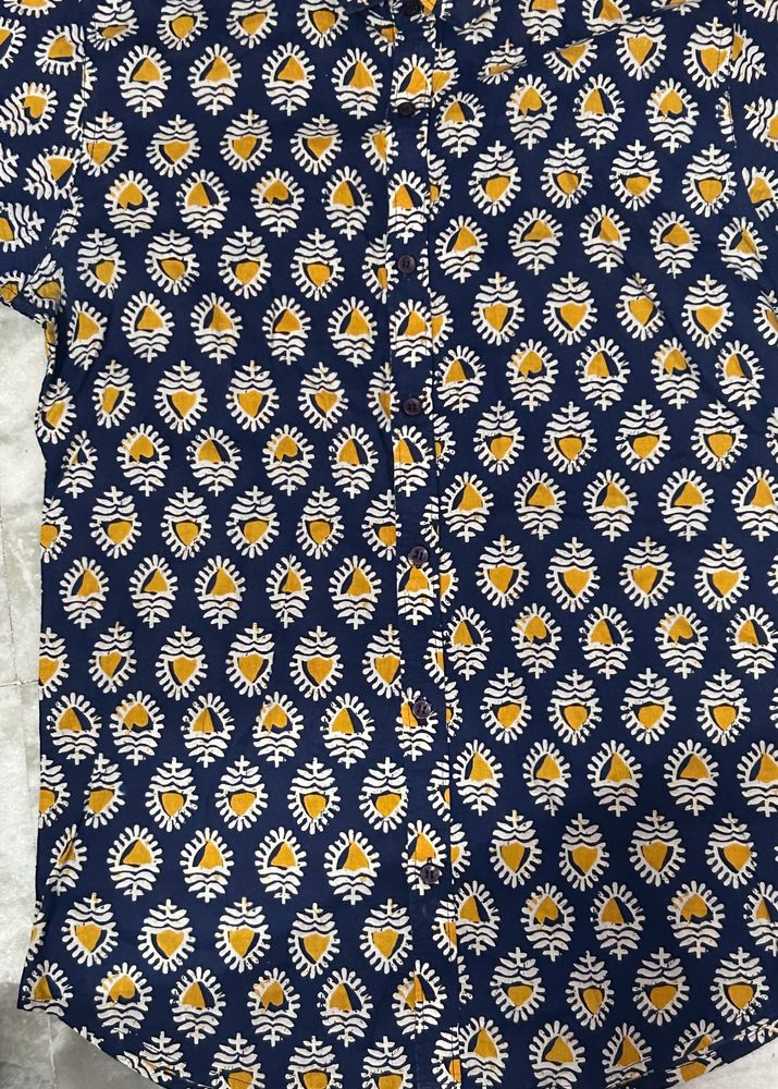 SANGANERI PRINT SHIRT NEW