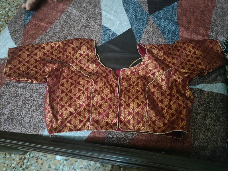 Saree Blouse, Brocade, Size 40 Inches,