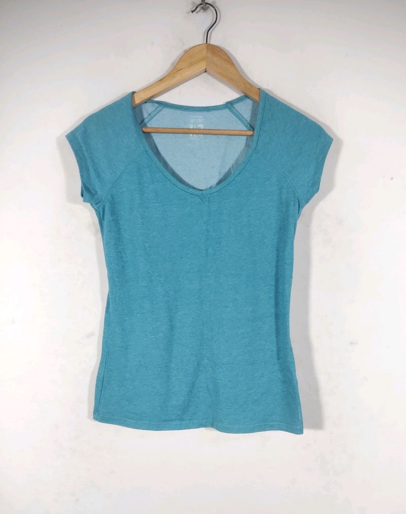 Sea Green Plain T-shirt (Women)