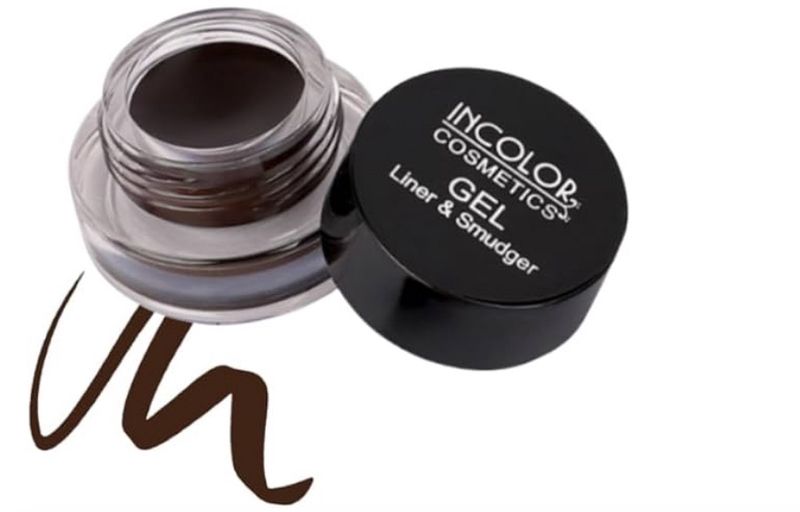 Incolor Brown Long Lasting Gel Eyeliner