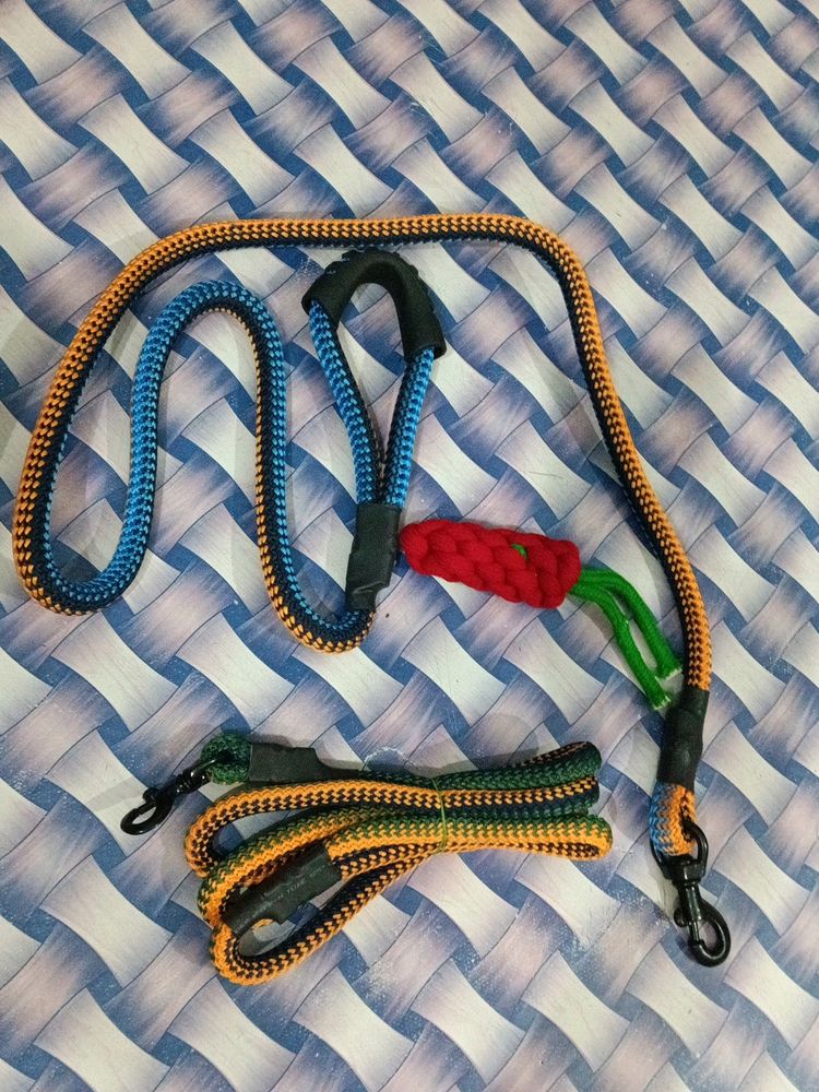 Pet Care Dog Leash And Toys For 3 Pc Combo Set