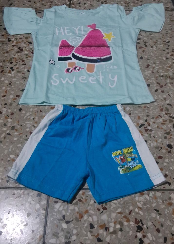 Top Shorts Set