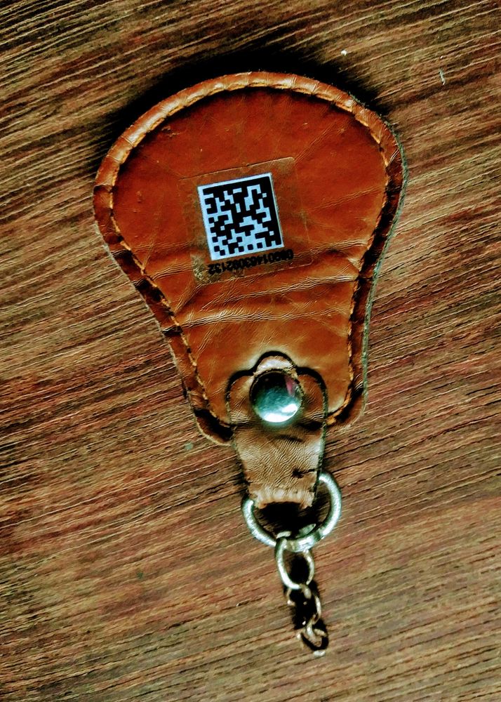 Used Scooty Leather Keychain