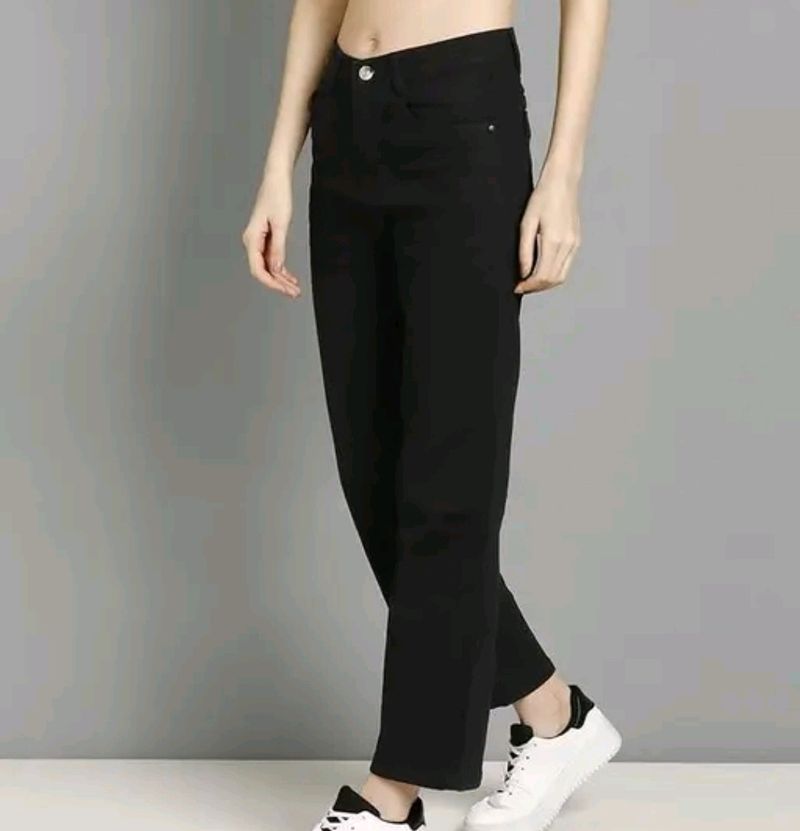 Straight Black Jeans (unisex)