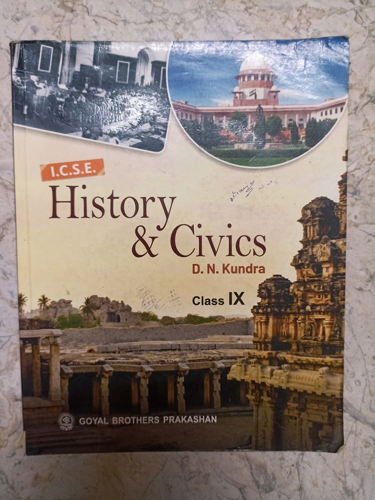 ICSE Class 9th History/Civics Book With Free Workb