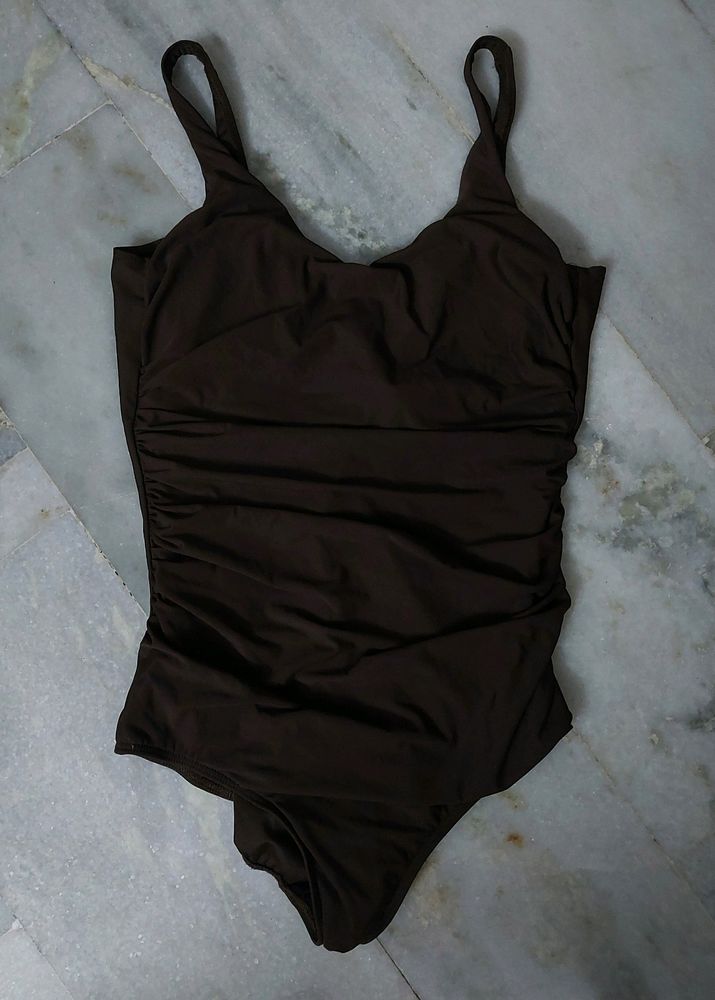 Brown Swimsuit