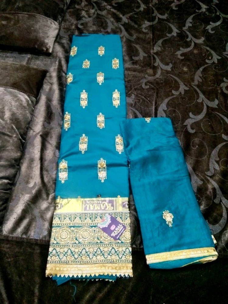 Women Without Stich Suit Salwar Dupatta