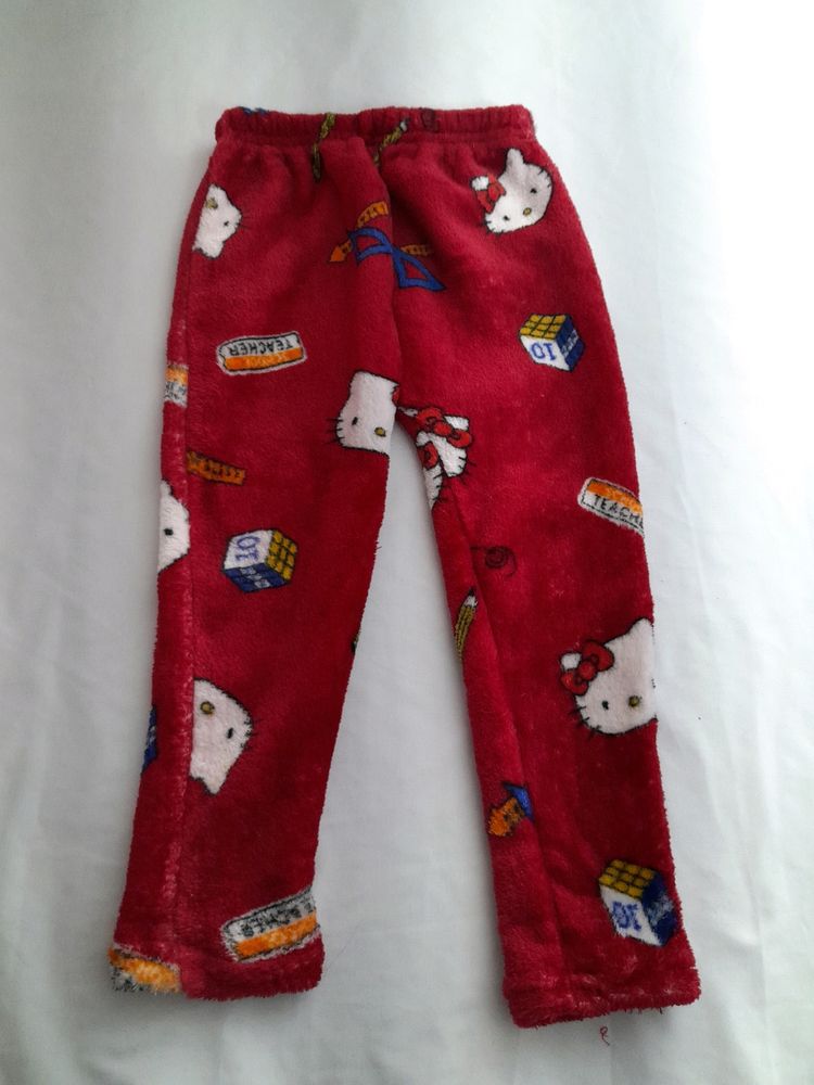 Red Printed Pant (Girl's)