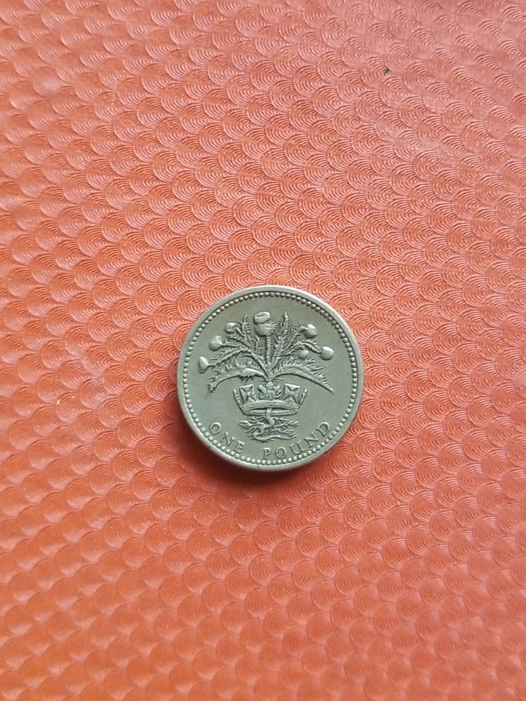 One Pound Coin of UK