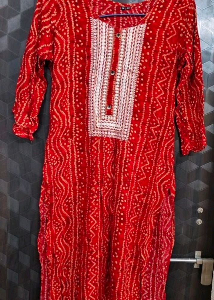 Pretty Red Kurti