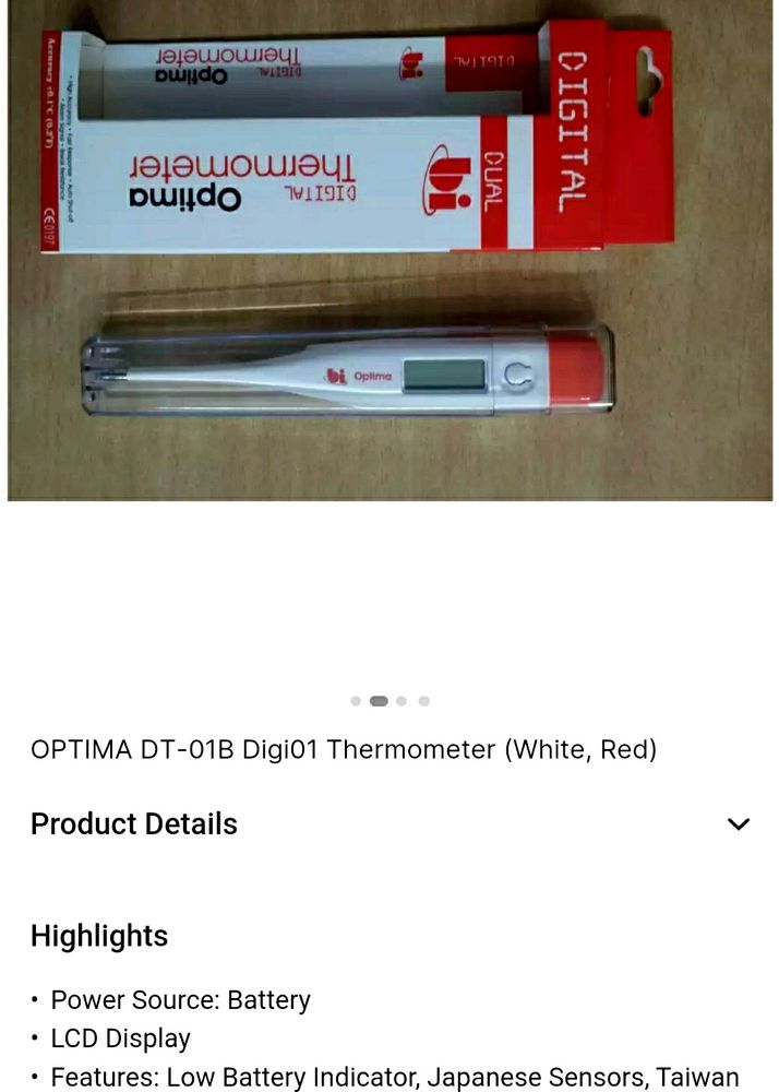 Optima Thermometer