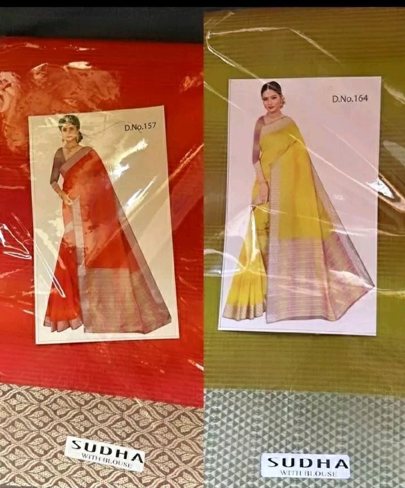 Combo New Saree With Blouse Pis