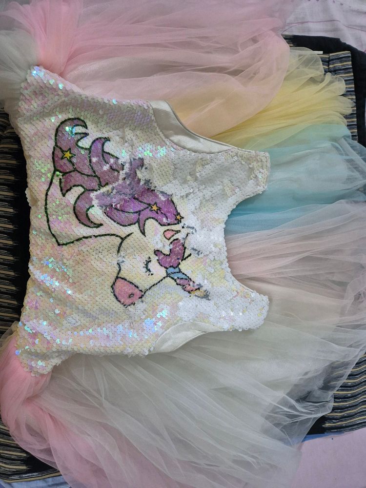 Girls Unicorn Frock