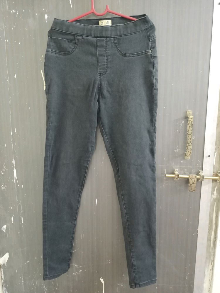 Charcoal Colour Denim Jeans /Jegging