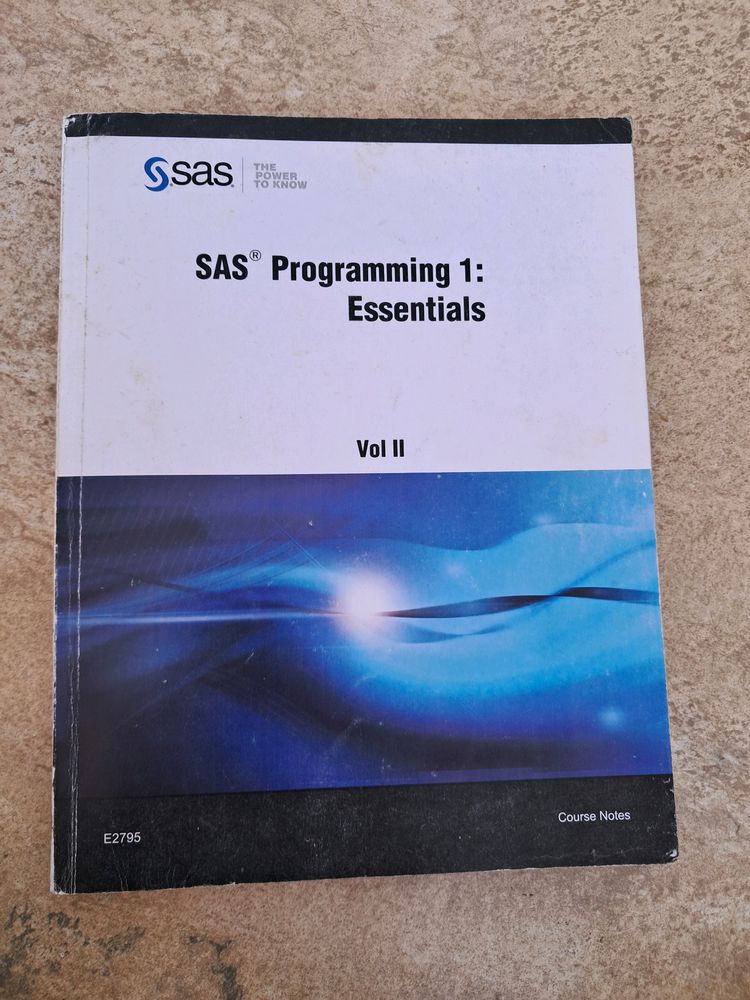 SAS Programming Basics Set Of 4 Books