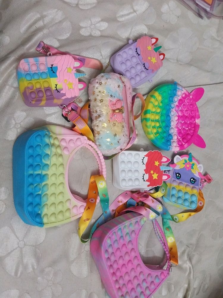 8 Pcs Poppet Purse For Kids