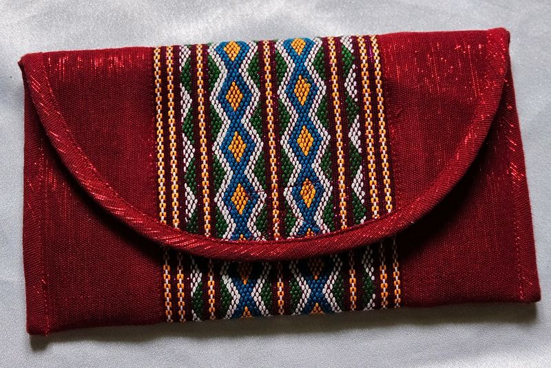 Woven Red Wallet/purse