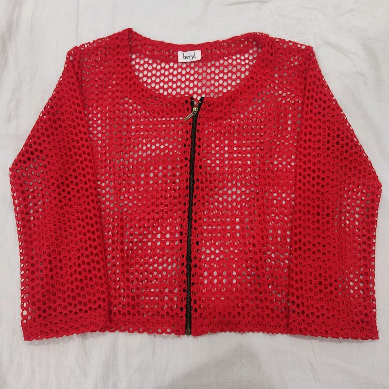 Net Crop Top