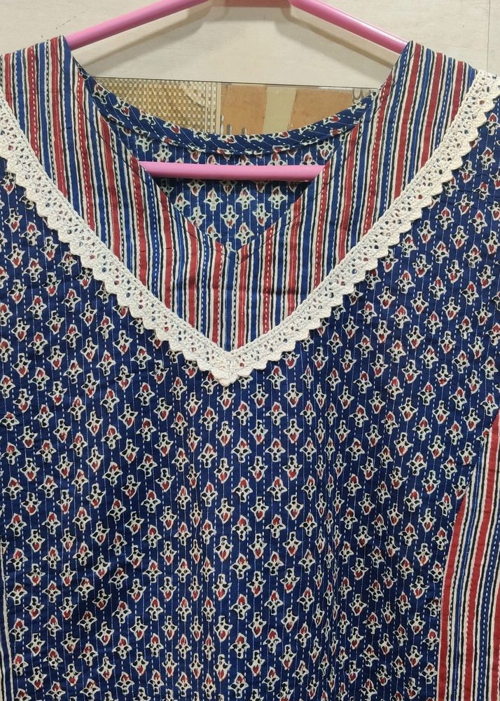 Brand New Katha Indigo Kurta Xl Size