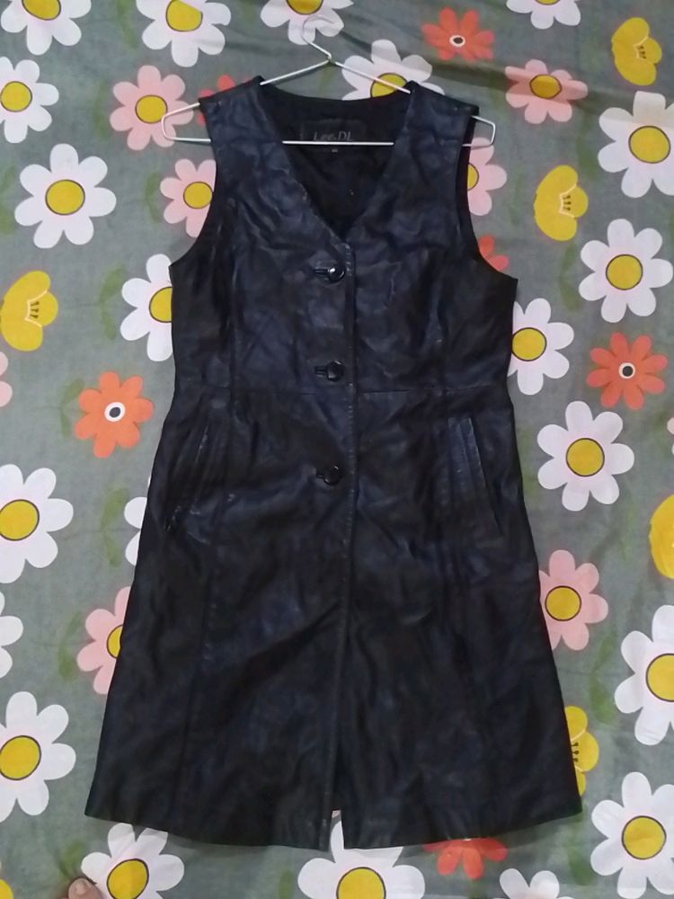 Beautiful Black Leather Dress For Any Party