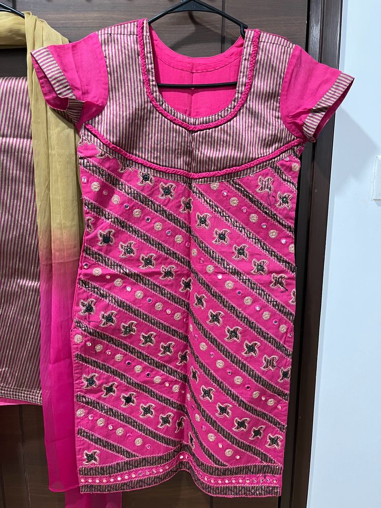 Magenta Salwaar Suit