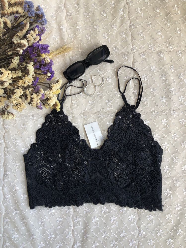 Black Lace Top