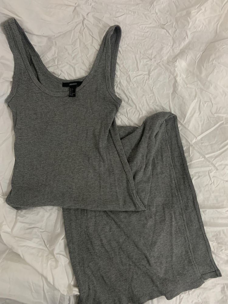 FOREVER 21 GREY BODYCON