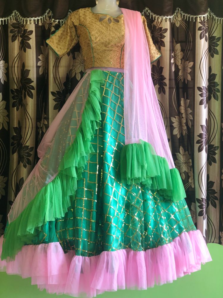 Bridal lehenga customized