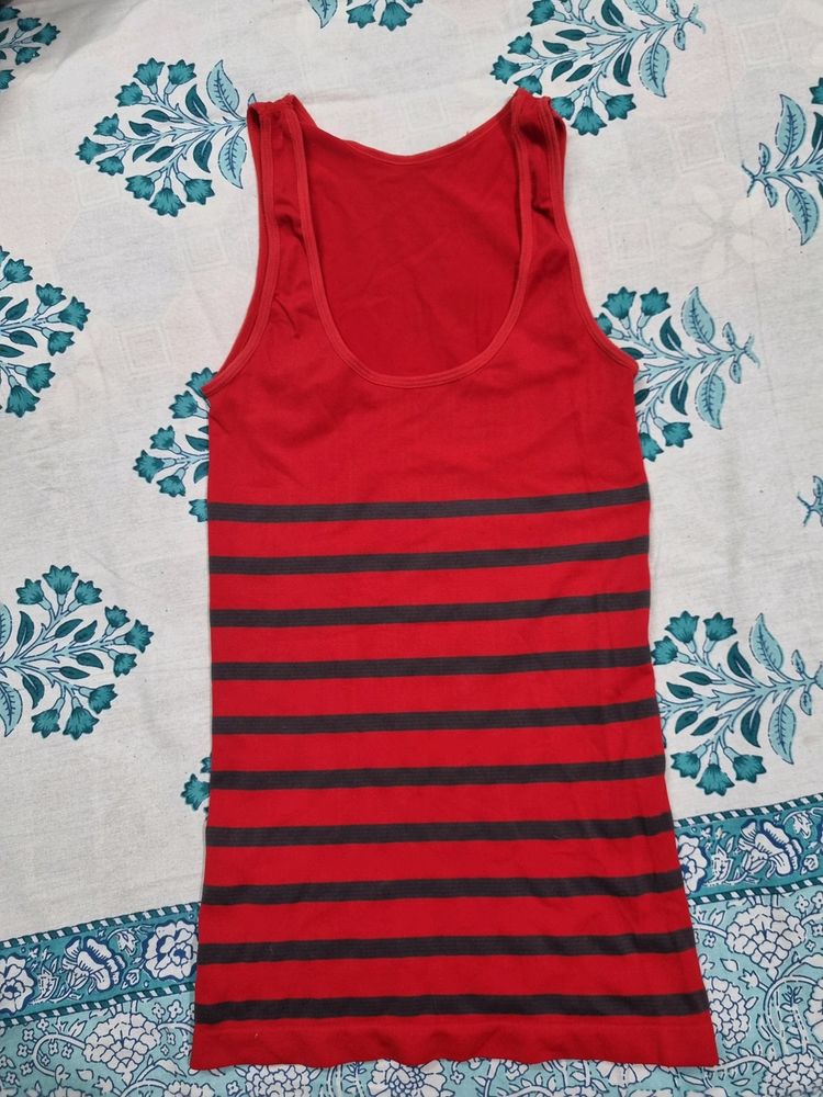 Red Sporty Tank Top