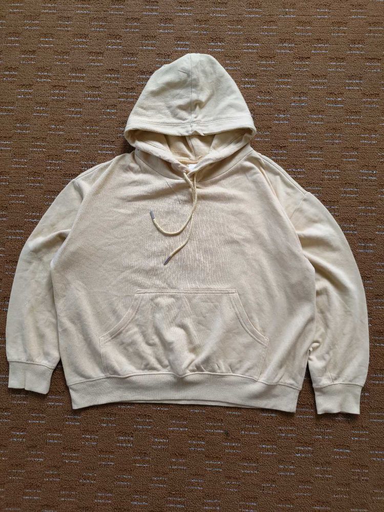 H&M BEIGE HOODIE