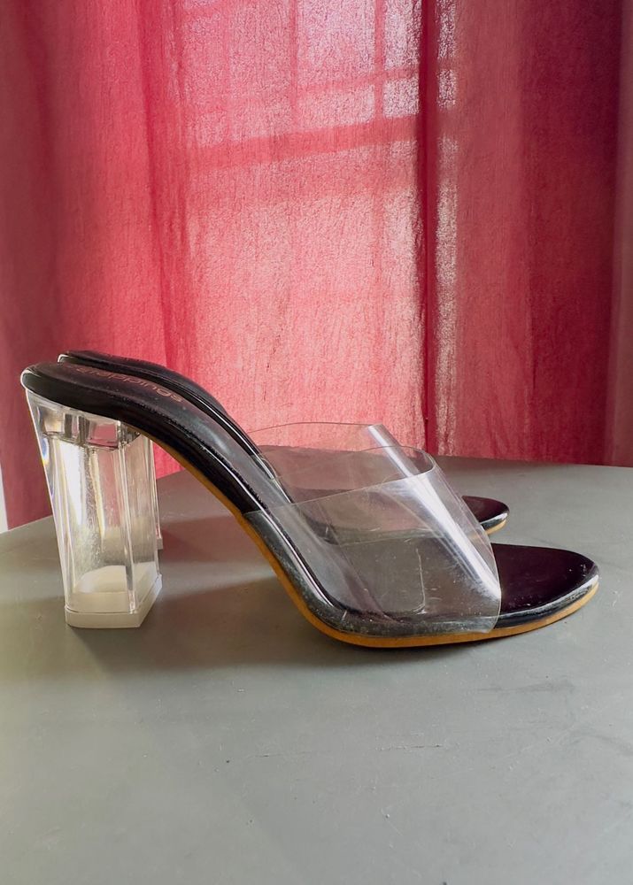 Stylish Transparent Heels