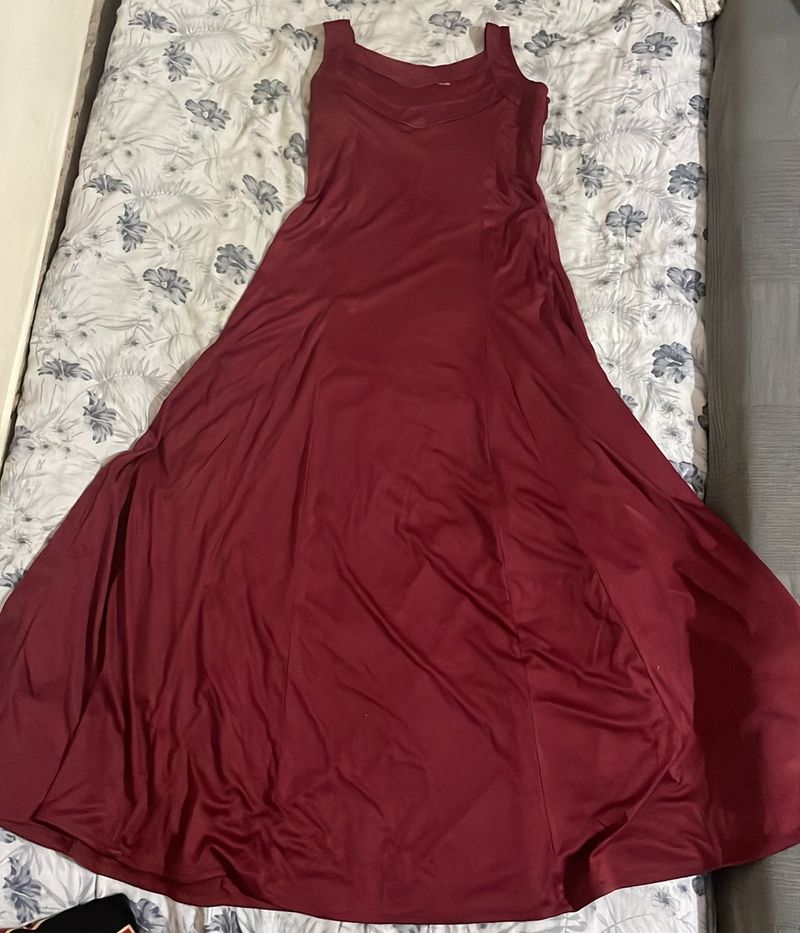 Maroon Gown