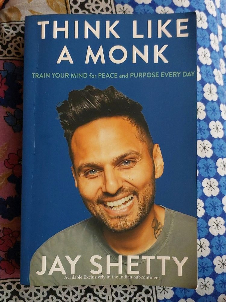 Think Like A Monk By Jay Shetty. Motivational Books.