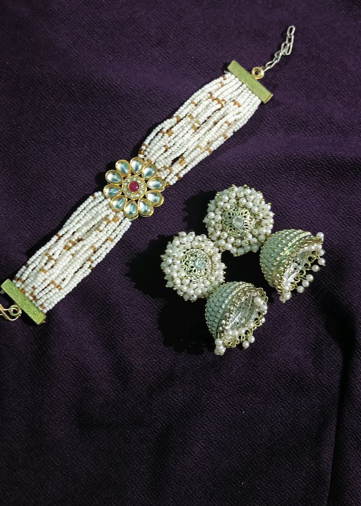 Bracelet And Earrings Set