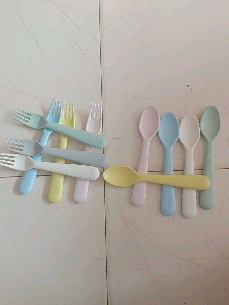 6 Fork And 5 Spoon For Kids Party