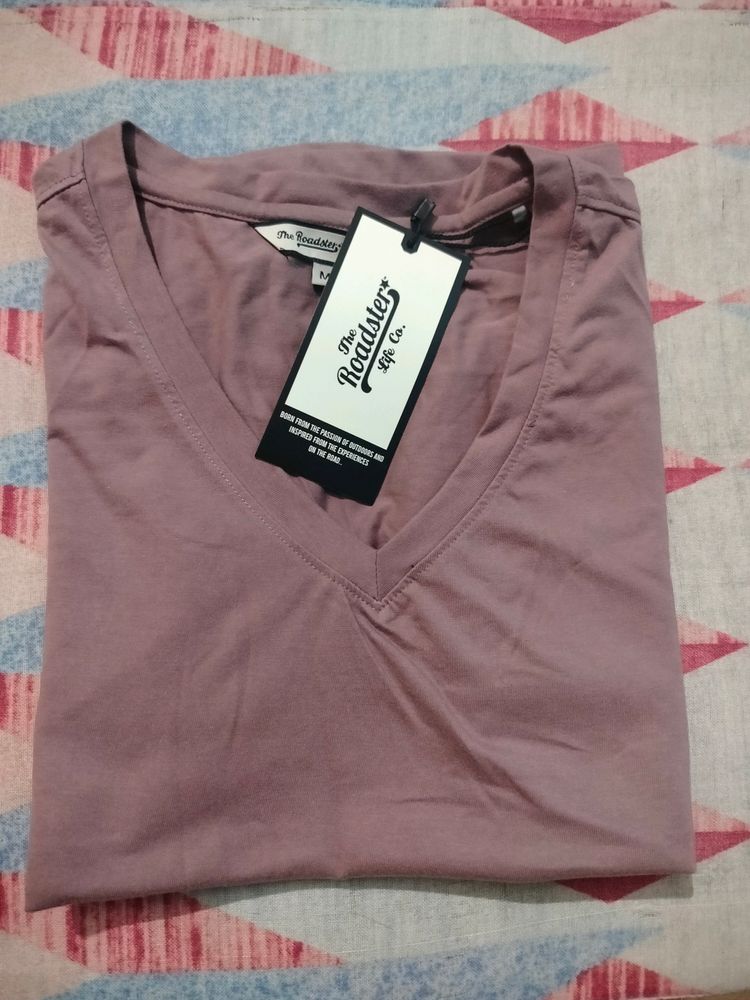 Roadster Lifestyle Mauve Tshirt