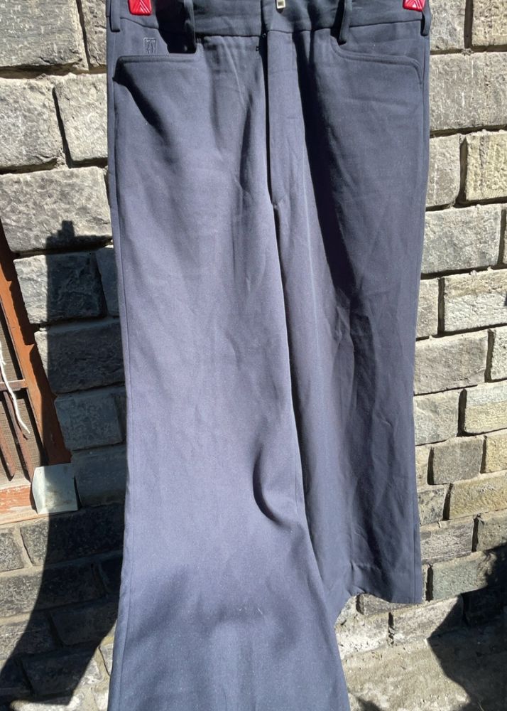 Grey Tailored Wide Leg Trouser