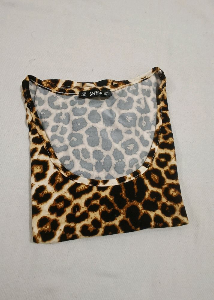 Shein Leopard Top