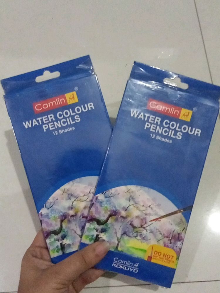 Camlin Water Colour Pencils 12 Shades